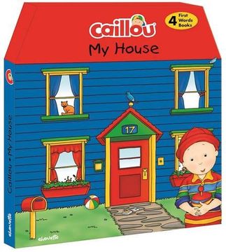 portada Caillou, my House: 4 Chunky Board Books to Learn new Words (en Inglés)