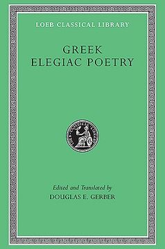 portada Greek Elegiac Poetry: From the Seventh to the Fifth Centuries BC (Paperback) (in English)