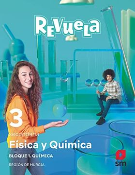 portada Física y Química. 3 Secundaria. Bloques. Revuela. Región de Murcia (in Spanish)