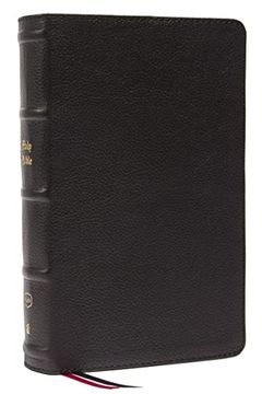 portada Kjv, Personal Size Large Print Single-Column Reference Bible, Genuine Leather, Black, red Letter, Comfort Print: Holy Bible, King James Version (en Inglés)