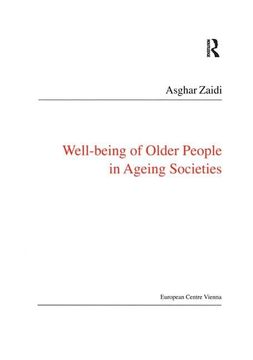portada Well-Being of Older People in Ageing Societies (en Inglés)