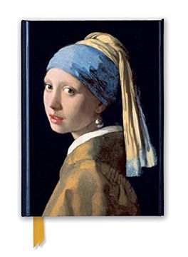 portada Johannes Vermeer: Girl With a Pearl Earring (Foiled Journal) (Flame Tree Nots) (en Inglés)