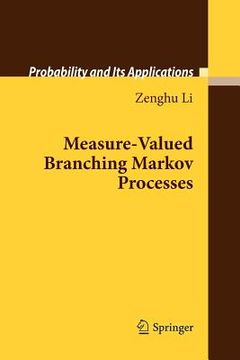 portada measure-valued branching markov processes (en Inglés)
