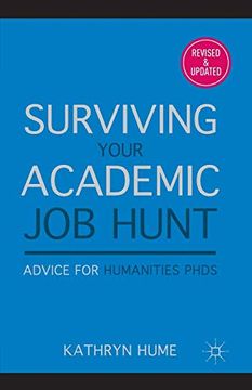portada Surviving Your Academic job Hunt: Advice for Humanities Phds (en Inglés)