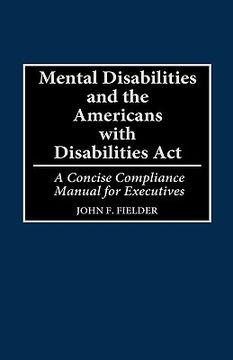 portada mental disabilities and the americans with disabilities act: a concise compliance manual for executives (in English)