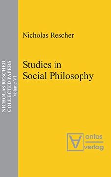 portada Collected Papers, Volume 6, Studies in Social Philosophy (in English)