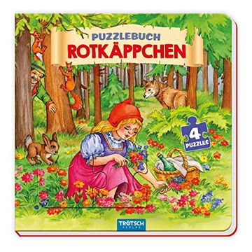 portada Trötsch Pappenbuch Puzzlebuch Rotkäppchen: Beschäftigungsbuch Entdeckerbuch Puzzlebuch (en Alemán)