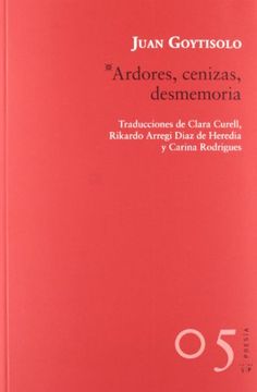 portada Ardores, Cenizas, Desmemoria (in Spanish)