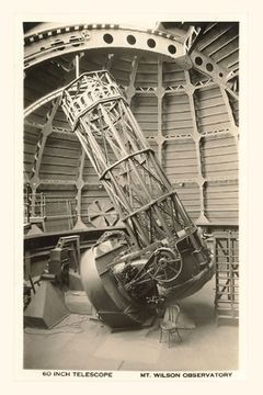 portada Vintage Journal Mt. Wilson Observatory Telescope (en Inglés)