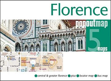 portada Florence Popout Map: Handy Pocket Size pop up City map of Florence (Popout Maps) (in English)