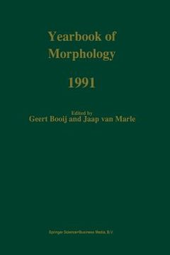 portada Yearbook of Morphology 1991 (en Inglés)