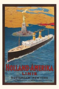 portada Vintage Journal Oceanliner, Statue of Liberty, New York City (en Inglés)