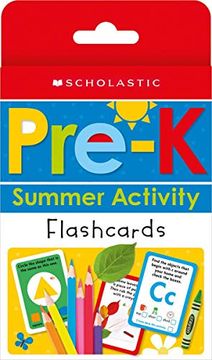portada Pre-K Summer Activity Flashcards: Scholastic Early Learners (Flashcards) (en Inglés)