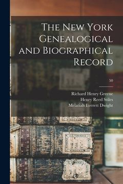 portada The New York Genealogical and Biographical Record; 50 (en Inglés)