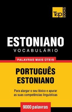 portada Vocabulário Português-Estoniano - 9000 palavras mais úteis