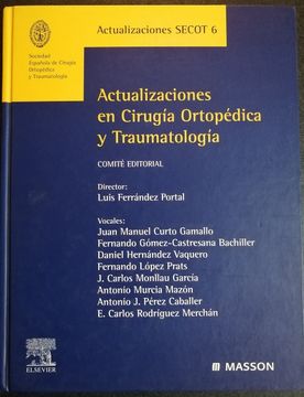 portada actualizaciones en cirugía ortopédica y traumatología Secot 6