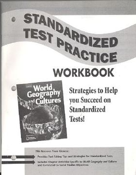 portada world geography and cultures, standardized test practice workbook