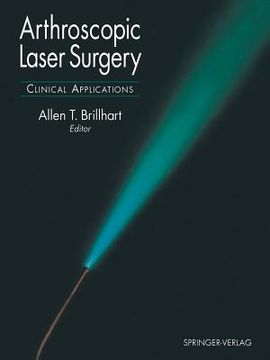 portada arthroscopic laser surgery: clinical applications (en Inglés)