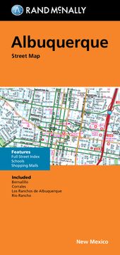 portada Rand McNally Folded Map: Albuquerque Street Map (en Inglés)
