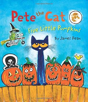 portada Pete the Cat: Five Little Pumpkins (en Inglés)