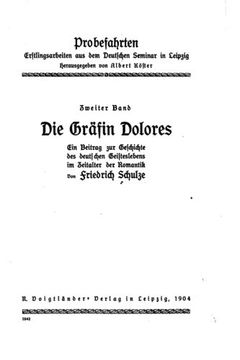 portada Die gräfin Dolores (German Edition)