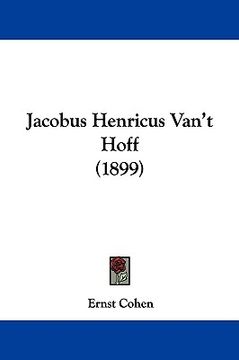 portada jacobus henricus van't hoff (1899) (en Inglés)