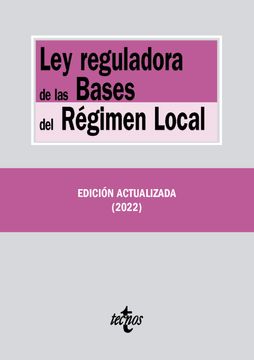 portada Ley reguladora de las Bases del Régimen Local (in Spanish)