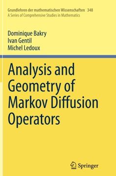 portada Analysis and Geometry of Markov Diffusion Operators (Grundlehren der mathematischen Wissenschaften)