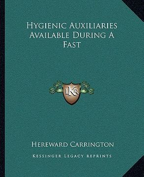 portada hygienic auxiliaries available during a fast (en Inglés)