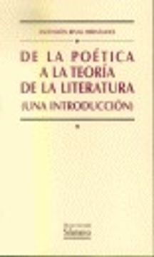 portada De la poética a la teoría de la literatura (una introducción) (Manuales universitarios)
