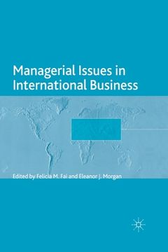 portada Managerial Issues in International (en Inglés)