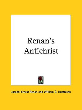 portada renan's antichrist (in English)