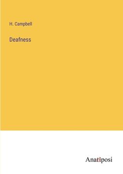 portada Deafness (en Inglés)