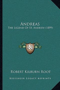 portada andreas: the legend of st. andrew (1899) (en Inglés)