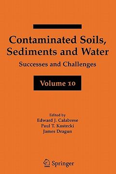 portada contaminated soils, sediments and water volume 10: successes and challenges (en Inglés)