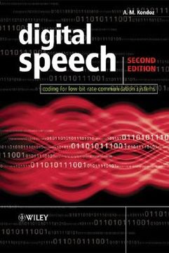 portada digital speech: coding for low bit rate communication systems (en Inglés)