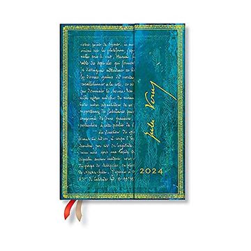 portada Verne, Twenty Thousand Leagues (Embellished Manuscripts Collection) Midi 12-Month Dayplanner 2024 (en Inglés)