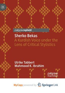 Sherko Bekas. A Kurdish Voice under the Lens of Critical Stylistics (en Inglés)