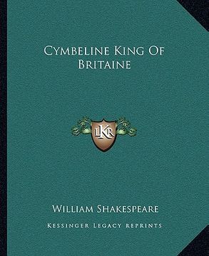 portada cymbeline king of britaine (en Inglés)