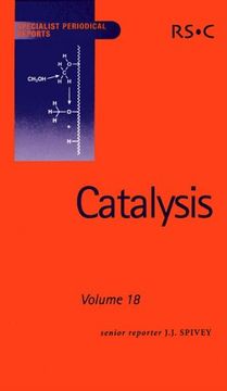 portada Catalysis: Volume 18 (en Inglés)