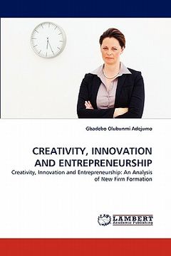 portada creativity, innovation and entrepreneurship