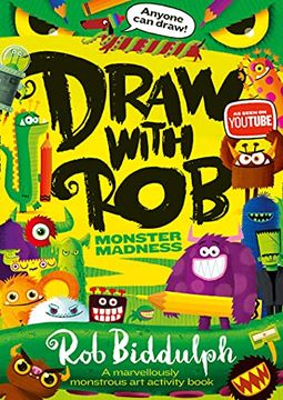 portada Draw With Rob: Monster Madness: The Number one Bestselling art Activity Book Series From Internet Sensation rob Biddulph (in English)