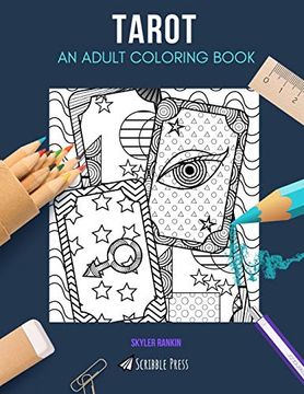 portada Tarot: An Adult Coloring Book: A Tarot Coloring Book for Adults (in English)