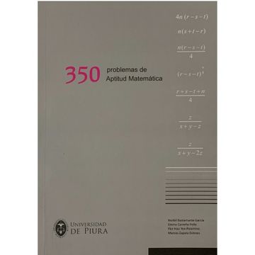 portada 350 Problemas de Aptitud Matemática (in Spanish)