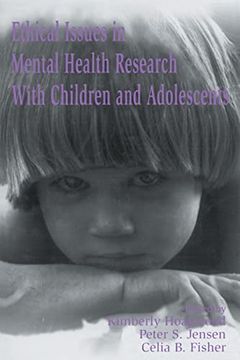 portada Ethical Issues in Mental Health Research With Children and Adolescents (en Inglés)