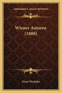 portada Wiener Autoren (1888) (en Alemán)