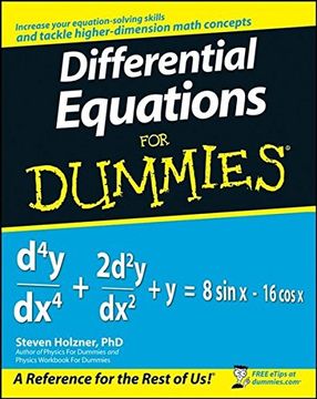 portada Differential Equations For Dummies (in English)