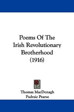 portada poems of the irish revolutionary brotherhood (1916) (en Inglés)
