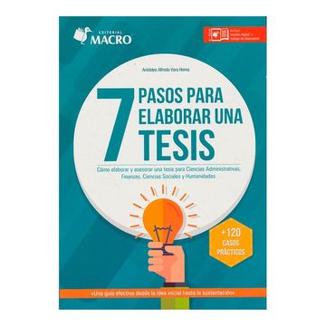 Libro Los 7 Pasos Para Elaborar Una Tesis, Aristedes Vara Horna, ISBN ...