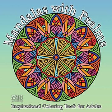 portada Mandalas With Psalms: Inspirational Coloring Book for Adults (en Inglés)